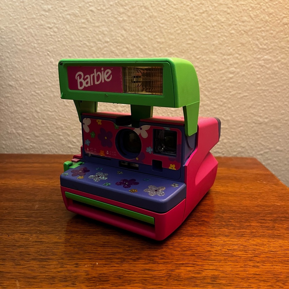 Vintage barbie Polaroid camera